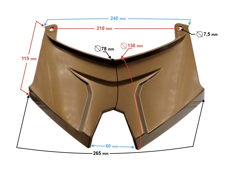 Cover - gold connector for B-Max