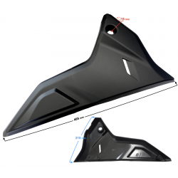 Bottom side cover right GT 125