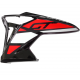 Fuel tank housing upper left red GT 125