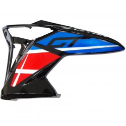 Fuel tank housing upper left white GT 125