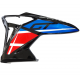 Fuel tank housing upper left white GT 125