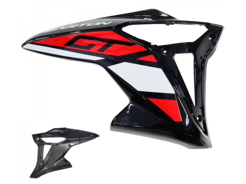 Fuel tank housing upper right red GT 125
