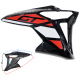 Fuel tank housing upper right red GT 125