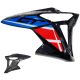 Fuel tank housing upper right white GT 125