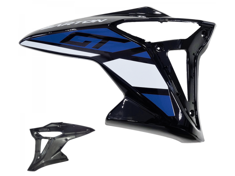 Upper right fuel tank housing blue GT 125