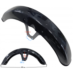 Front fender, black for Ranger Classic