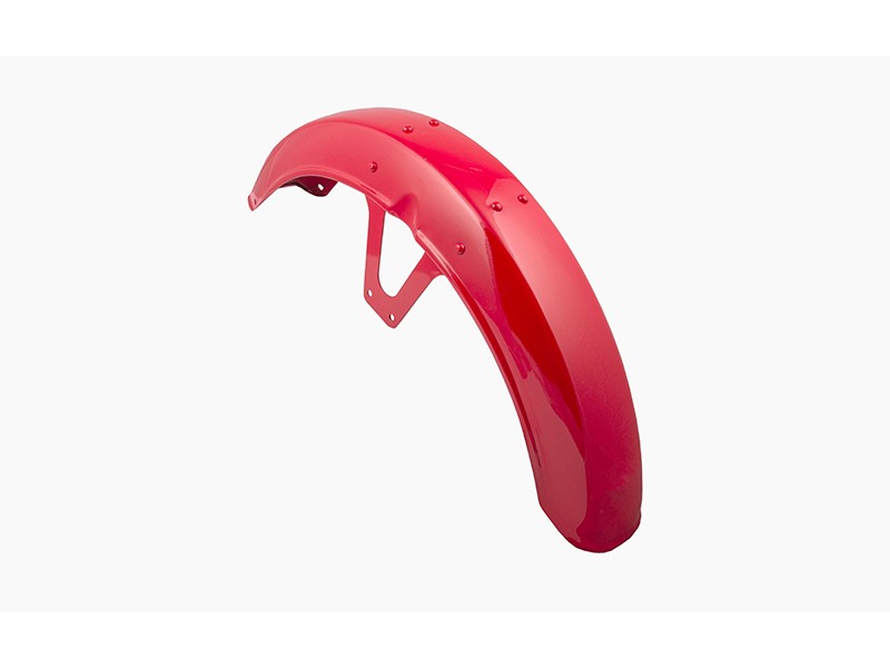Cover - front fender, red for Ranger Classic (E4) moped