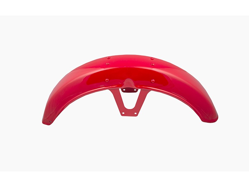 Cover - front fender, red for Ranger Classic (E4) moped