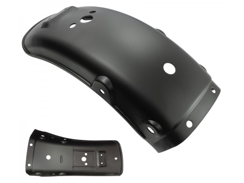 Rear fender cover for Cafe Racer motorcycle