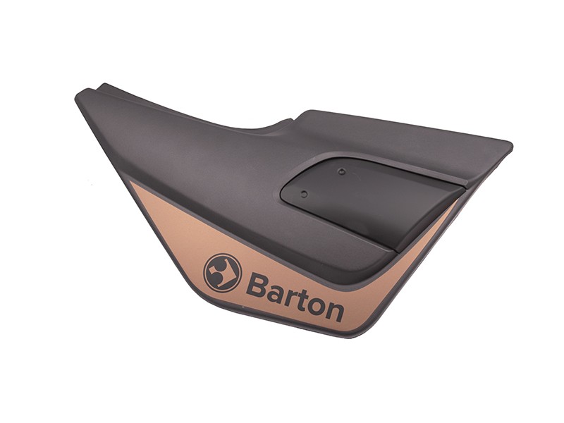 Right side cover, graphite for Cafe Racer motorcycle