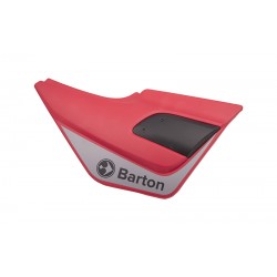 Right side cover, red for Cafe Racer motorcycle