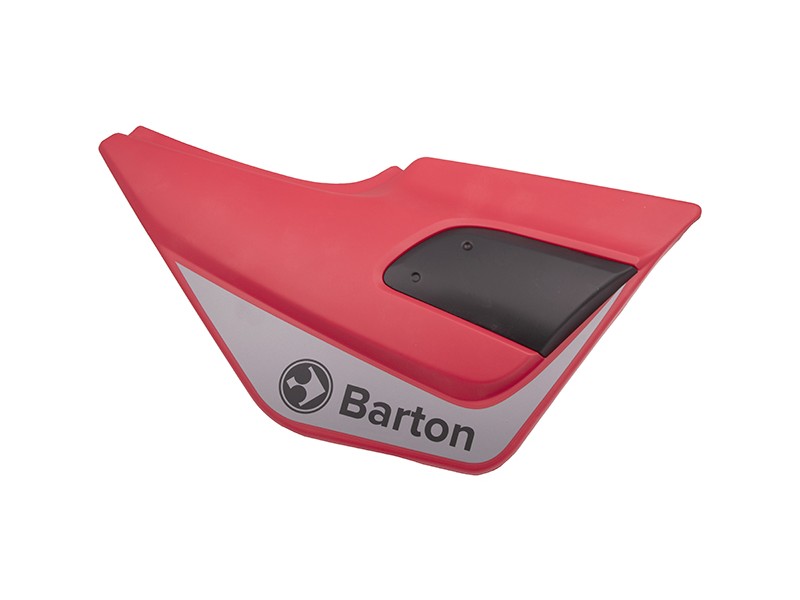 Right side cover, red for Cafe Racer motorcycle