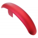 Front fender cover, red for Cafe Racer motorcycle