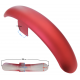 Front fender cover, red for Cafe Racer motorcycle