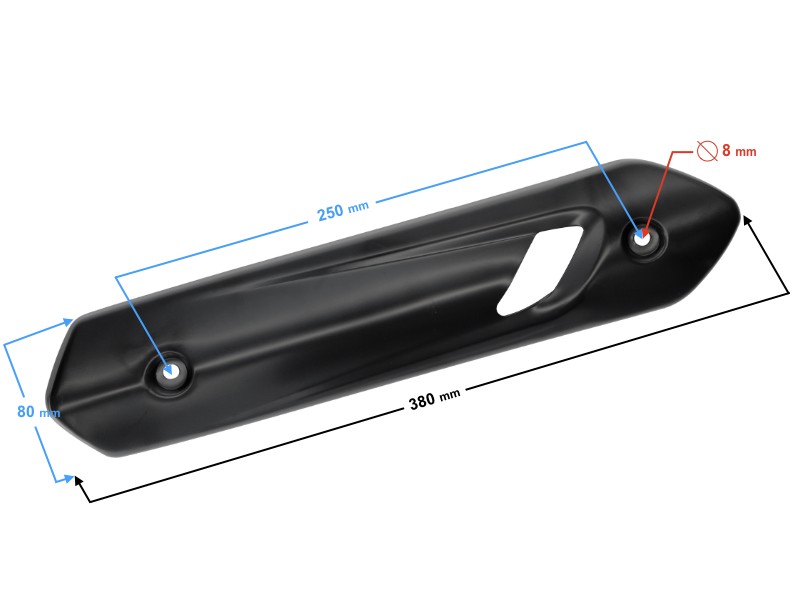 Cover - muffler protection cover Falcon E4 Cover - muffler protection cover Falcon E4