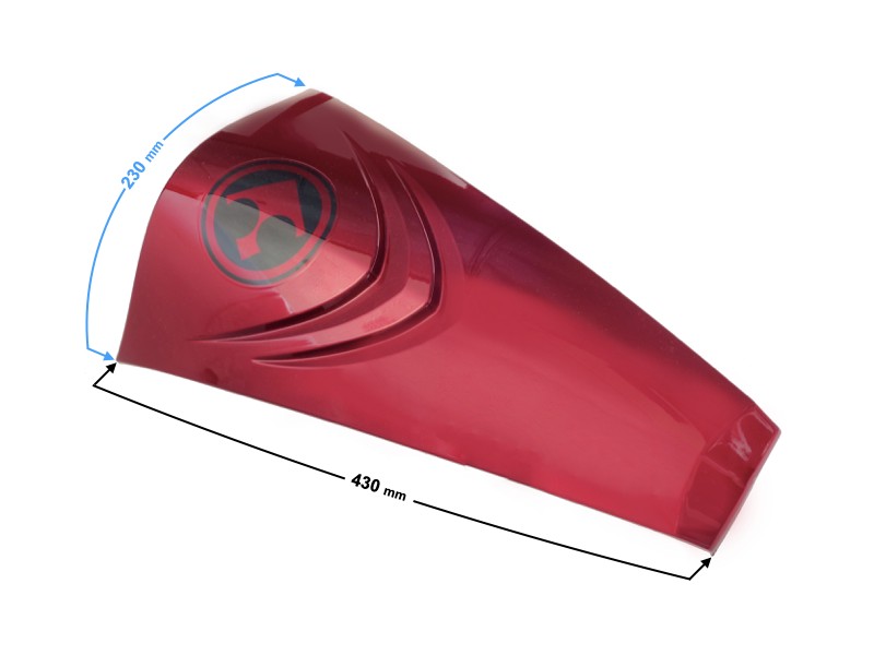 Front cover decor , red Tres scooter