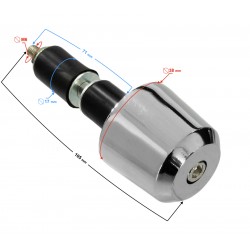 Handlebar weights for Classic 125 motorcycle Handlebar weights for Classic 125 motorcycle