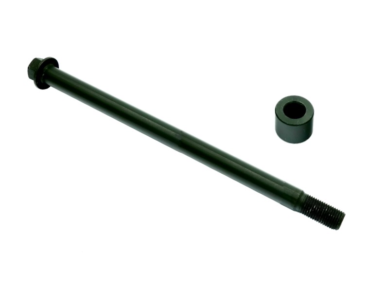 Rear wheel axle for Cafe Racer motorcycle