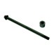 Rear wheel axle for Cafe Racer motorcycle