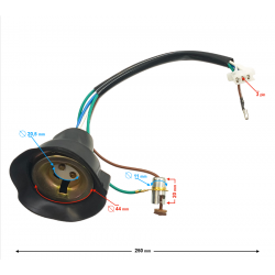 Headlamp bulb holder for Volcano 50 moped Headlamp bulb holder for Volcano 50 moped