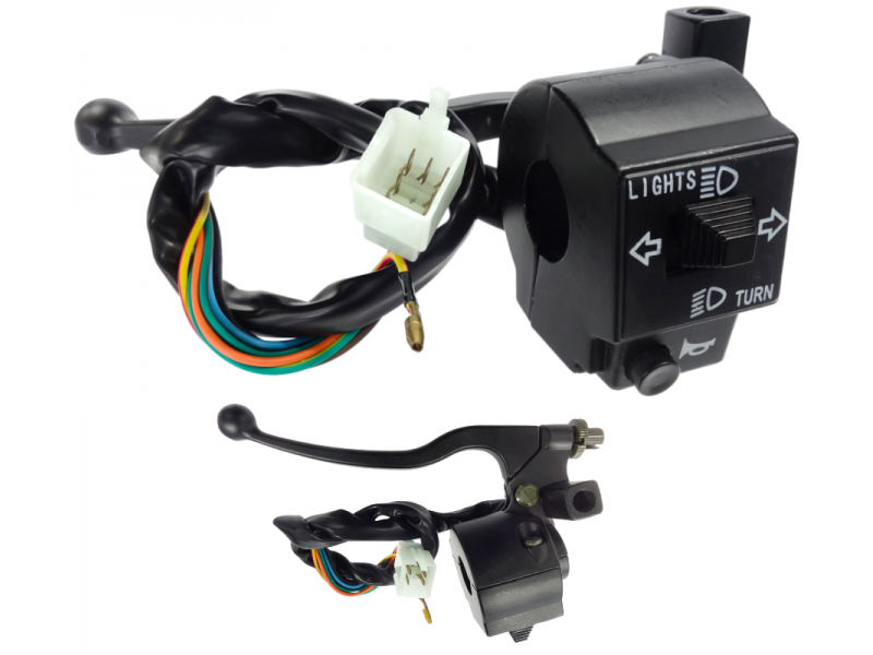 Combined switch, left for Fighter 2 moped