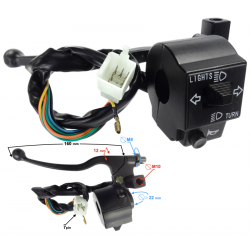 Combined switch, left for Fighter 2 moped