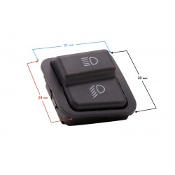 Single long/short light switch for Huragan scooter