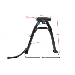 Central support for FR 2 moped