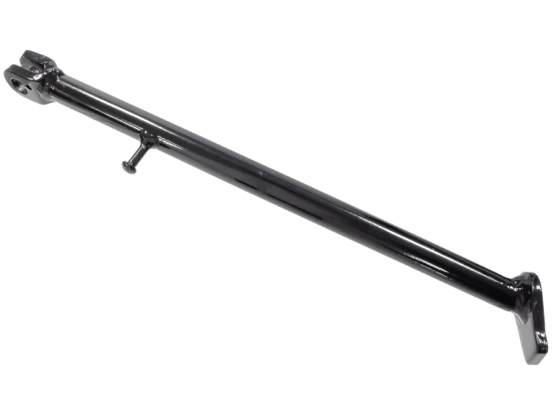 Side stand support for Hyper 125 motorcycle