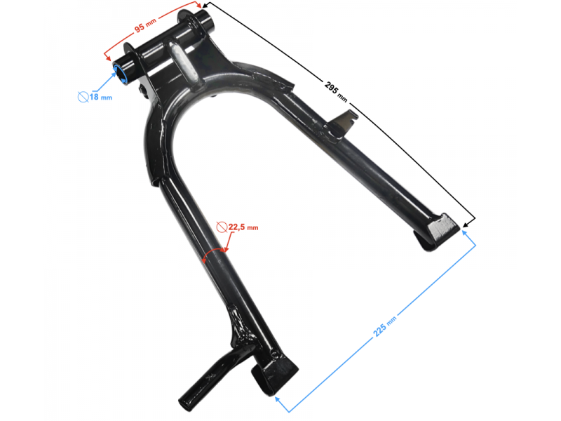 Central support stand for Ranger Classic moped