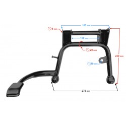 Central support Falcon 125 2 E4 Central support Falcon 125 2 E4