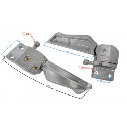 Passenger footrest Scalpel 50