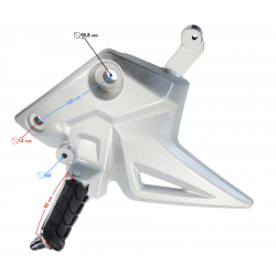 Front left footrest GT 125