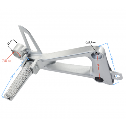 GT 125 rear right footrest