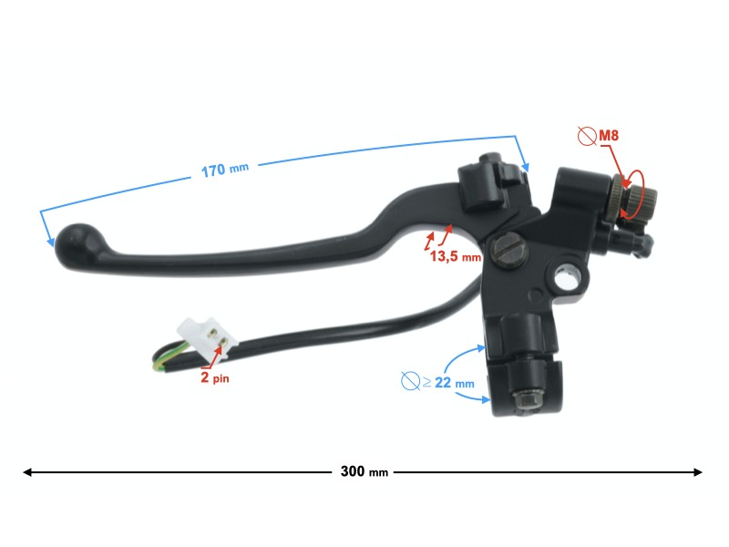 Rear brake pump for Tres scooter