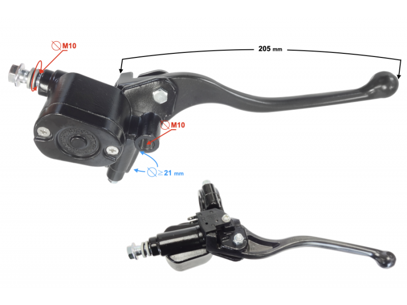 Front brake pump for FR 2 moped
