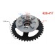Rear wheel hub for Ranger Classic moped