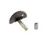 Kick starter shaft (crescent moon) for Firefox scooter (64mm)
