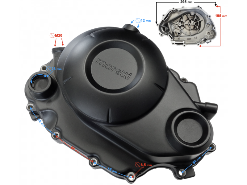 Clutch cover for Blade 125 motorcycle