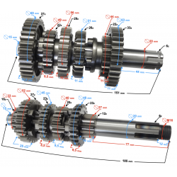 Gearbox for Hyper 125