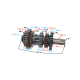 Gearbox for Classic 125 motorcycle