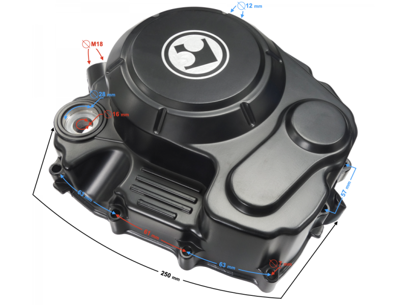 Clutch cover for Hyper 125 motorcycle Clutch cover for Hyper 125 motorcycle