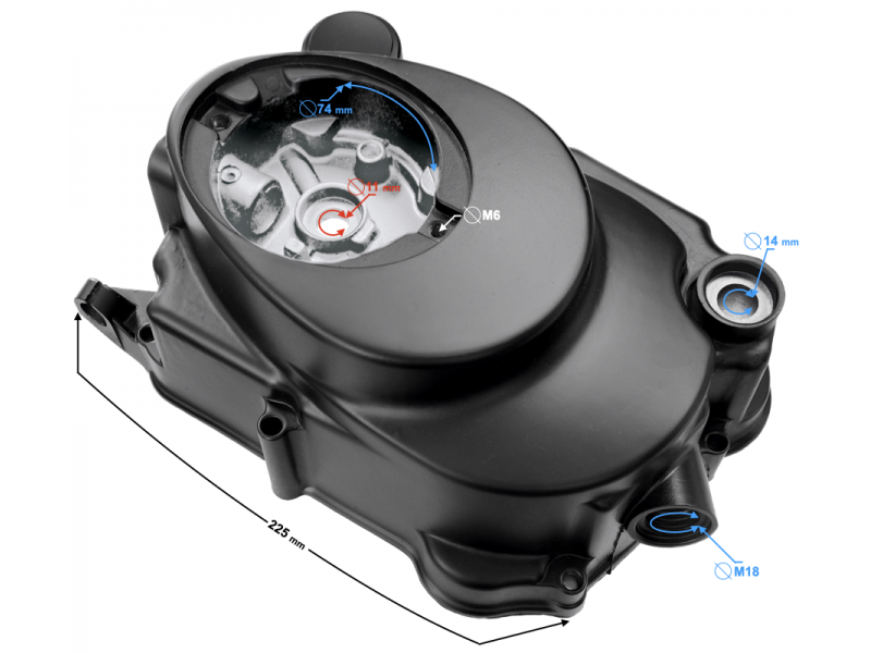 Engine cover clutch Sprint moped