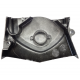 Engine cover - black sprockets for Fighter 2 moped