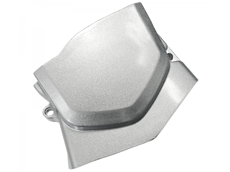 Engine cover - silver sprockets for Fighter 2 moped