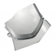Engine cover - silver sprockets for Fighter 2 moped