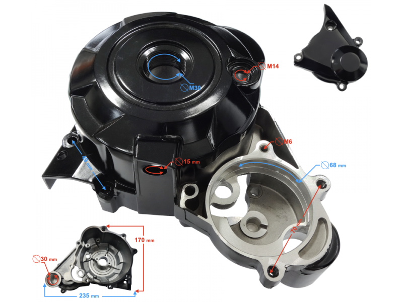 GT 125 magneto cover