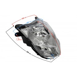 Front headlight for FR 2 moped