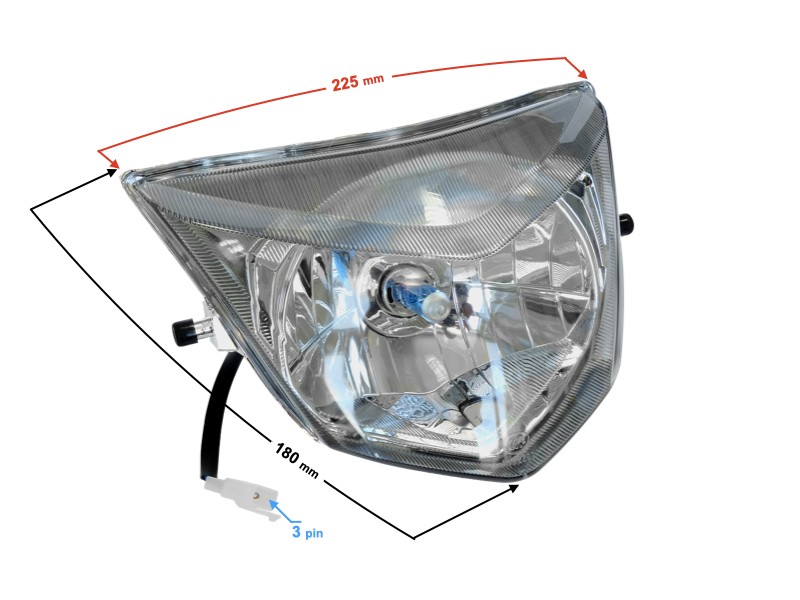Front headlight Scalpel 50
