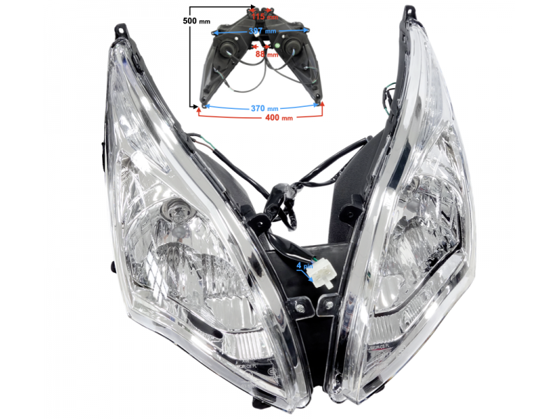 Headlight for Falcon 50, Falcon 125 2 scooter